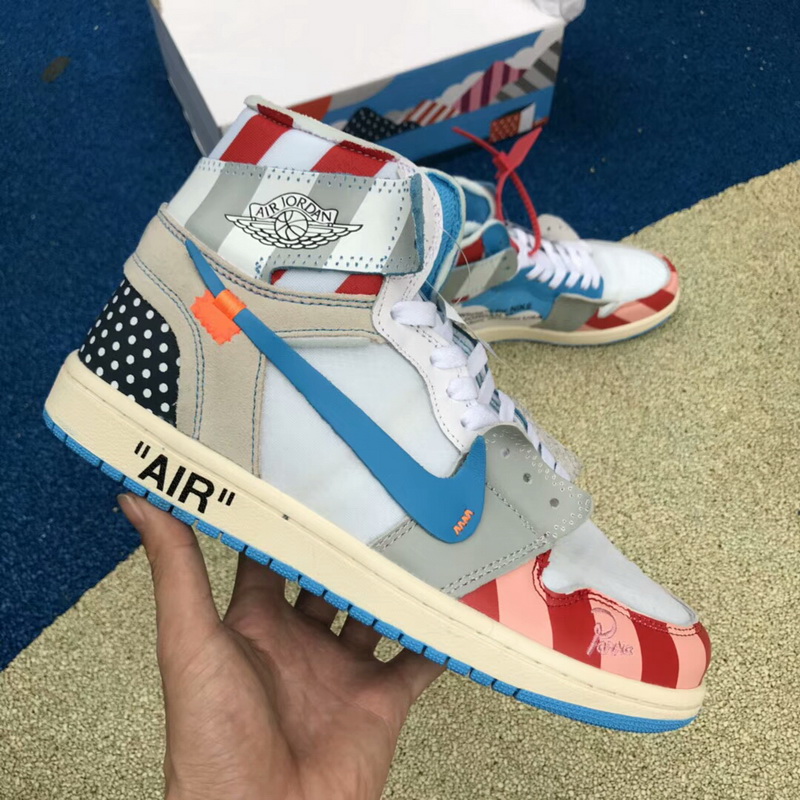 Super max Parra x Nike  Air Jordan 1 x OFF-WHITE(98% Authentic quality)